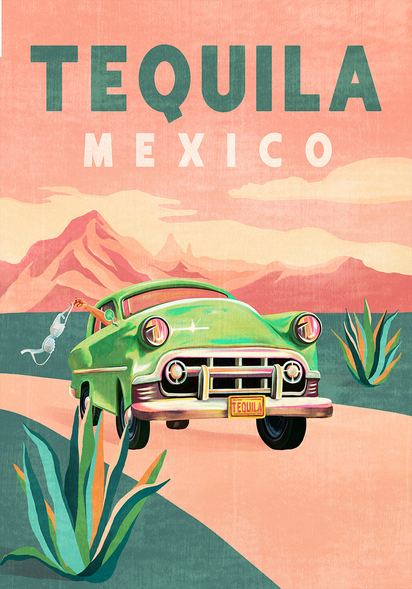 Tequila Mexico Plakat