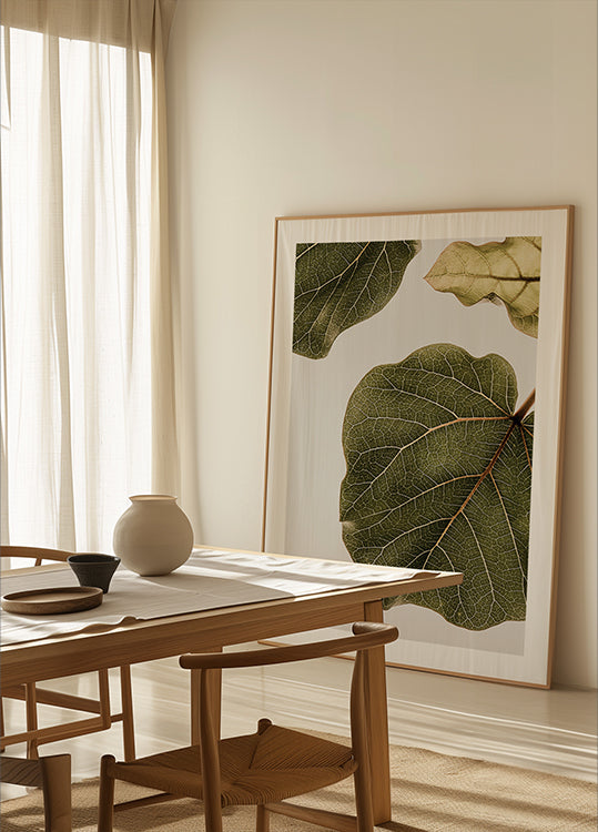 Leaf Vein Tapestry Plakat