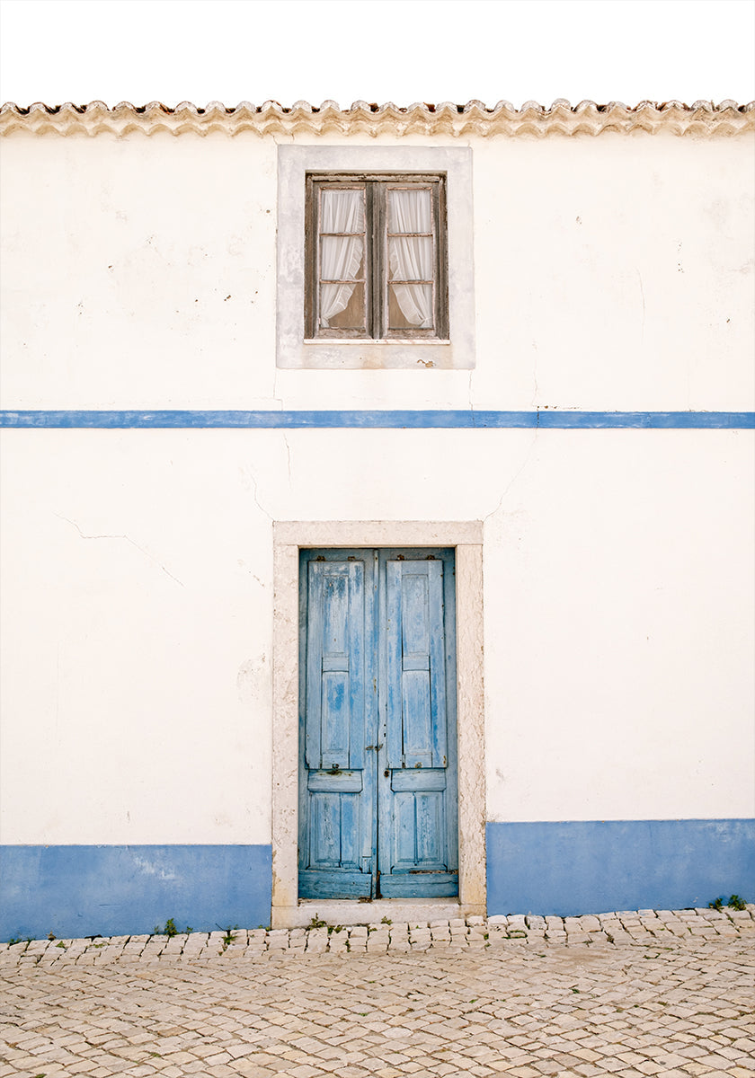 Ericeira Blue Door Plakat