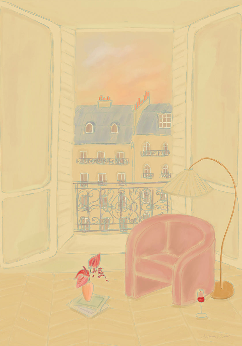 Cozy Paris Apartment Plakat