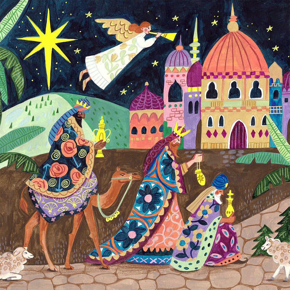 Three Wise Men in the night Plakat