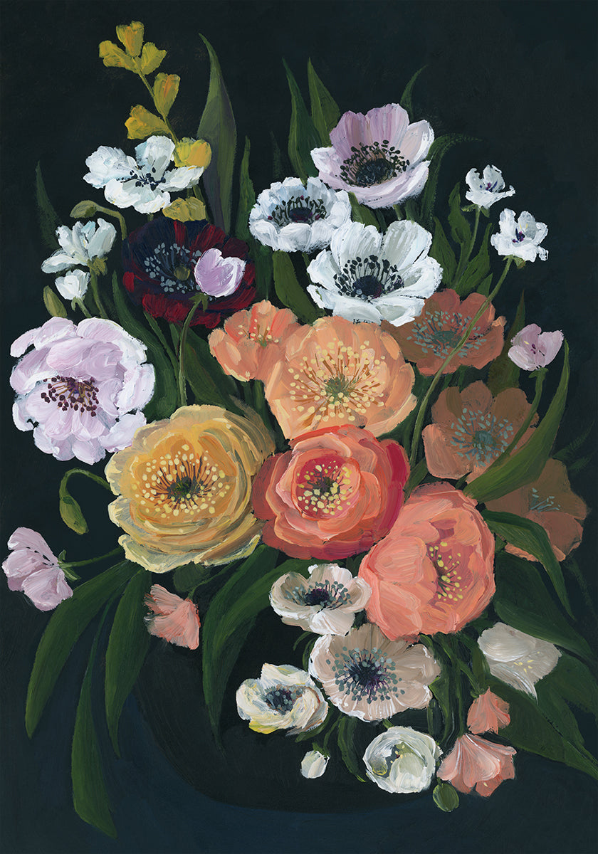 Leocadia moody bouquet Plakat