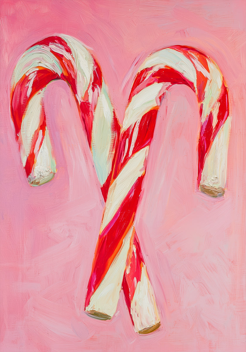 Candy Cane Delight Plakat