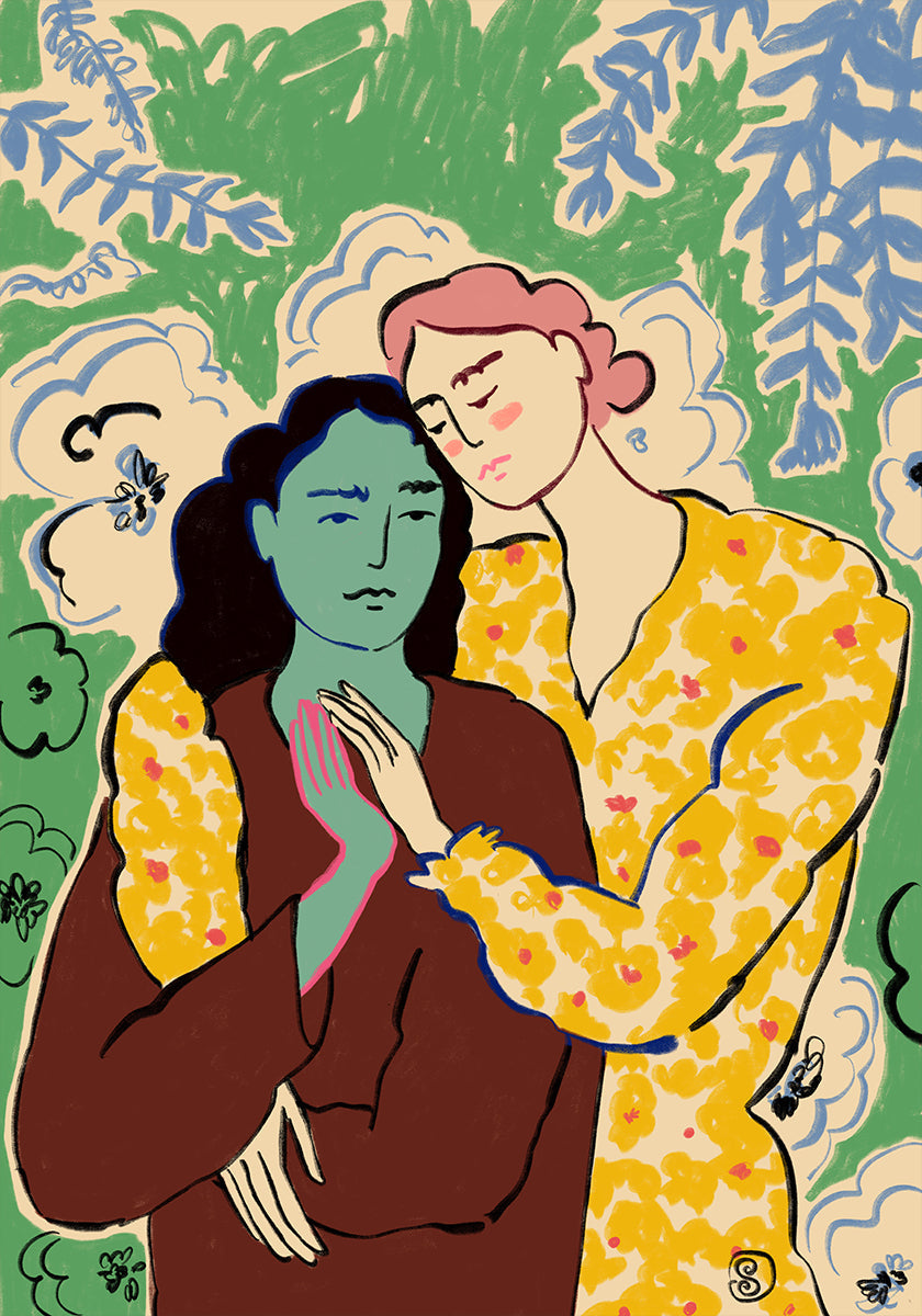 Holding Hands Plakat