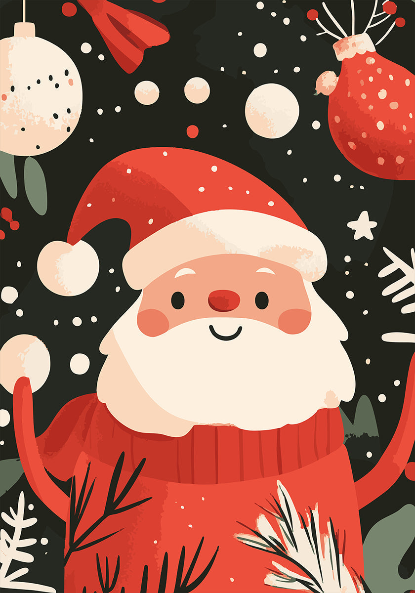 Happy Santa Plakat