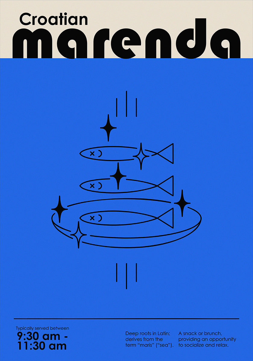 Croatian Marenda Plakat