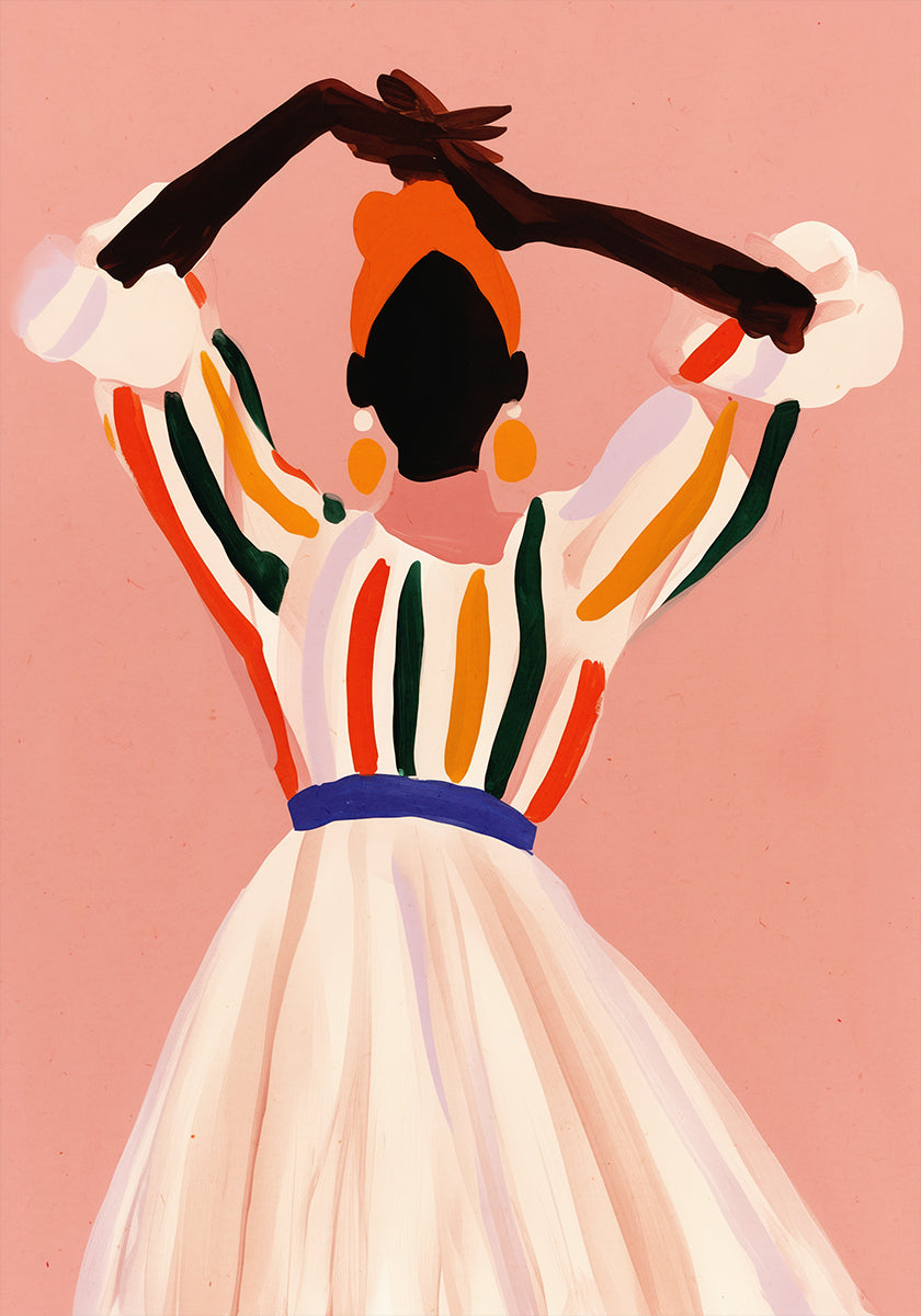 Vibrant Silhouette Plakat