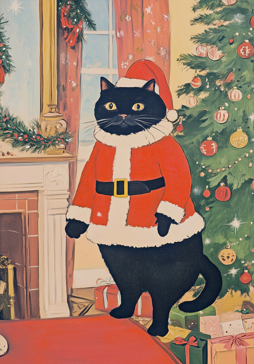 Christmas Cat Plakat
