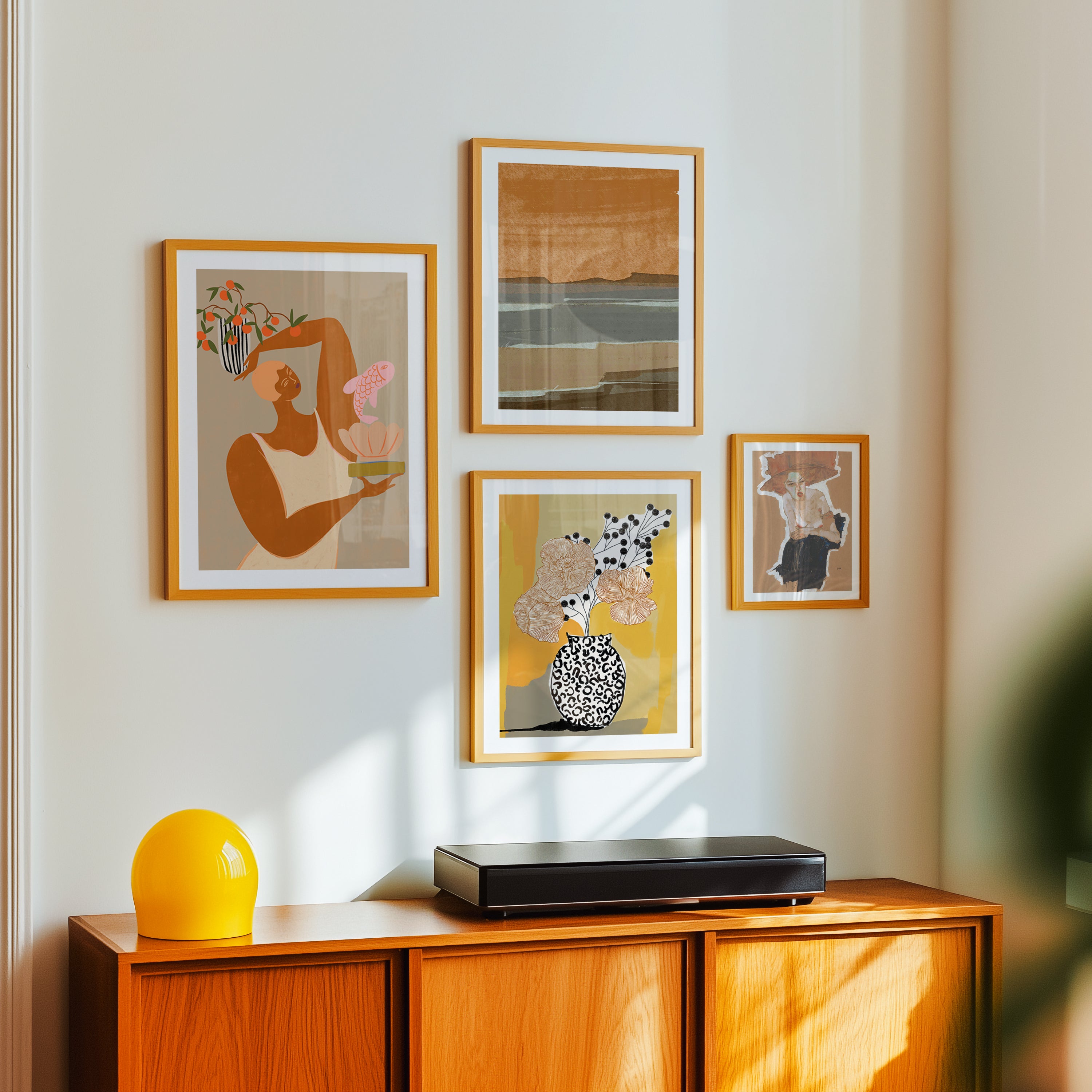 Abstract Modern Gallery Wall Set Plakat