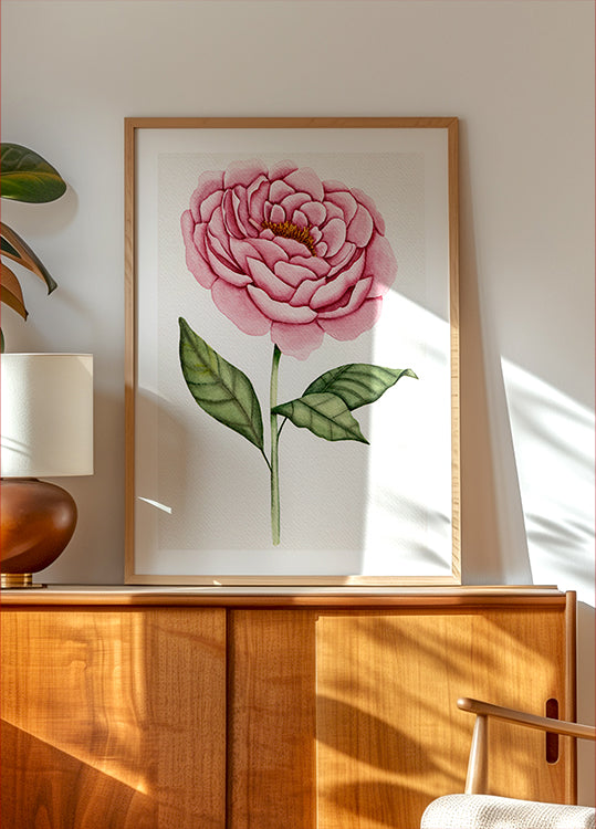 01 Peonie Salomebiermanillustration Plakat