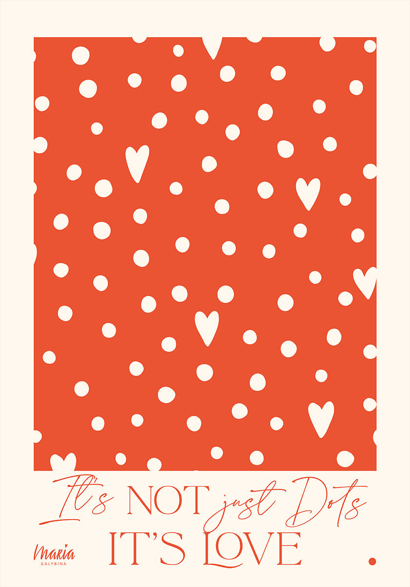 About Love. Dots Plakat