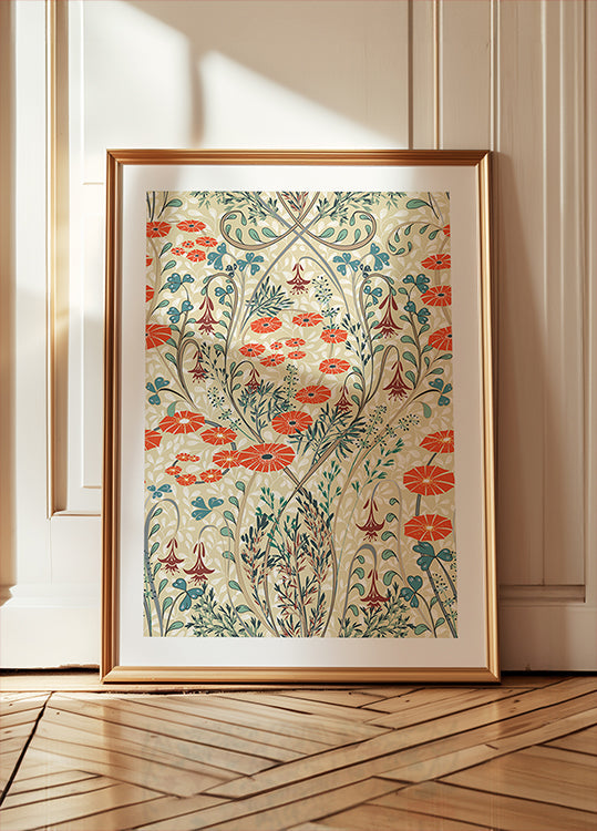 Meadow Scent Vintage Pattern Plakat