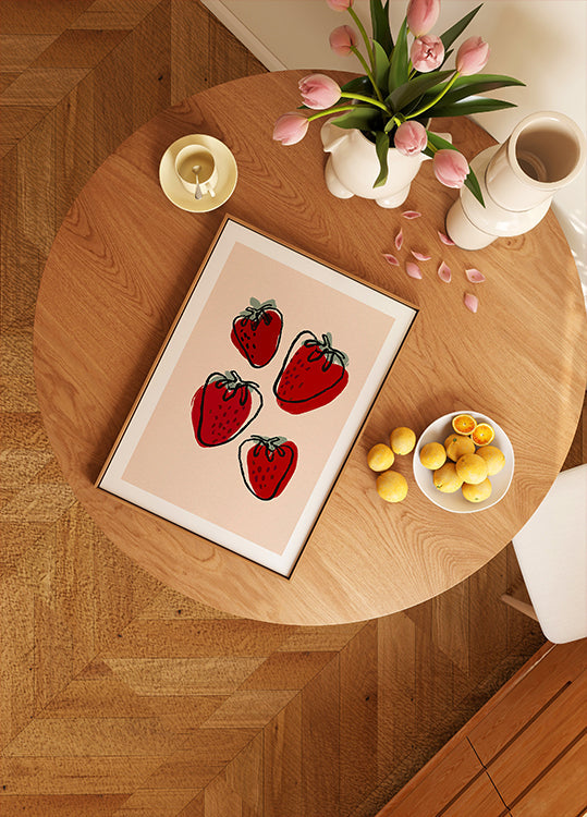 Berry Delight Sketch Plakat