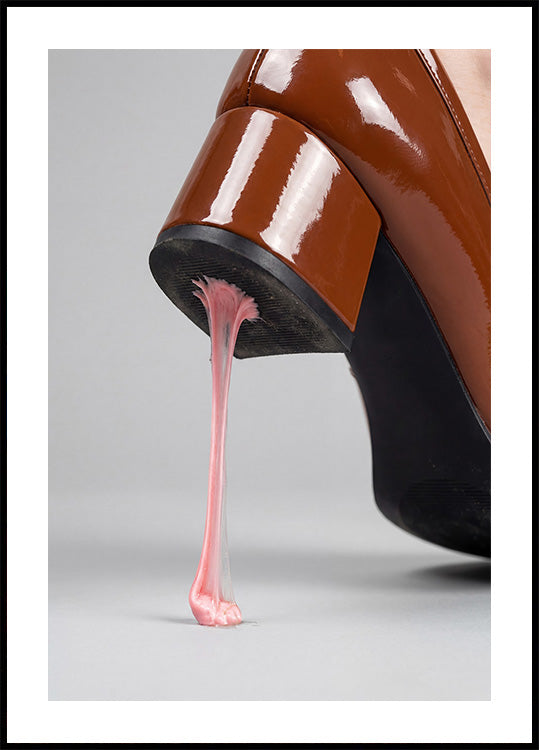 Chewing Gum Under the Shoe Plakat