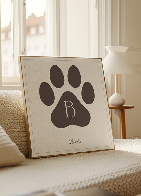 Dog's name Personal Plakat