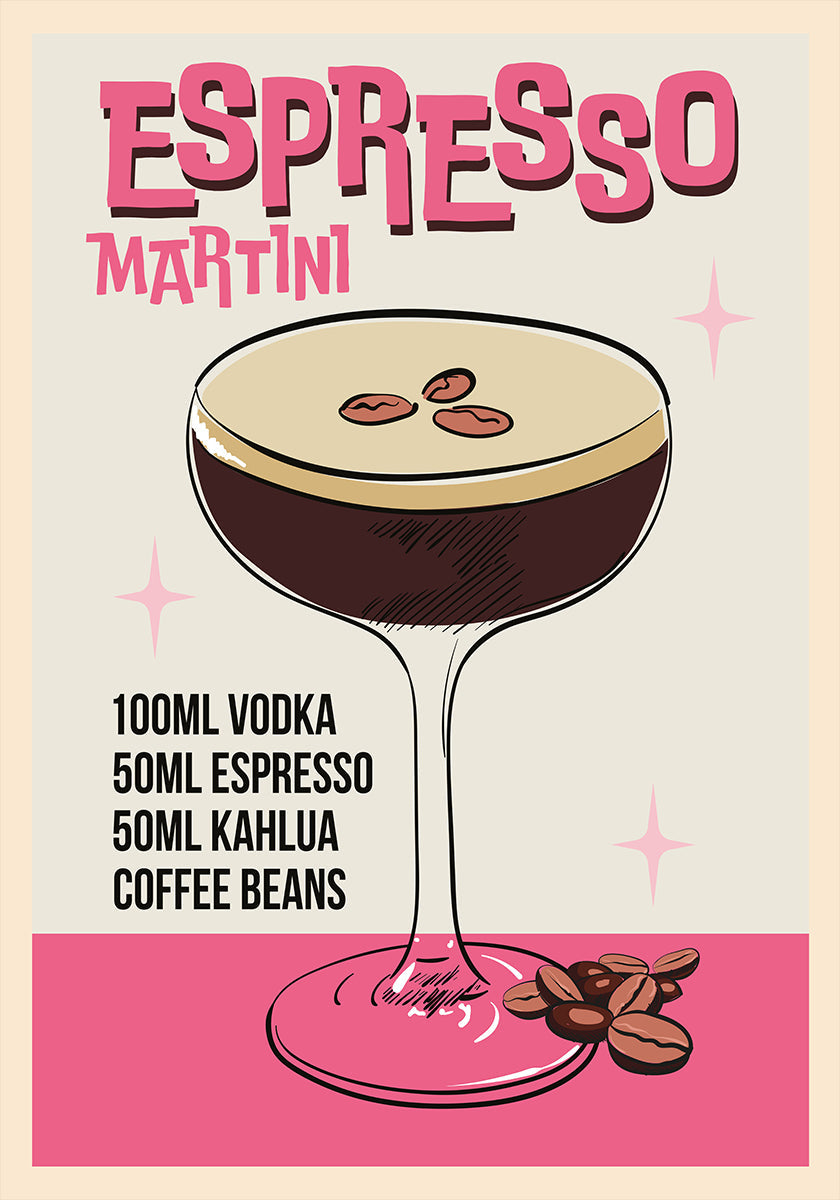 Espresso Martini Plakat