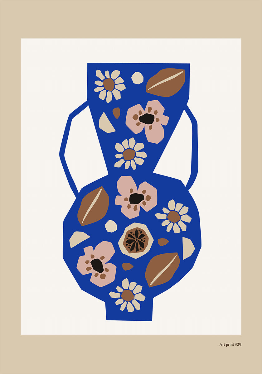 Floral Vase Harmony Plakat