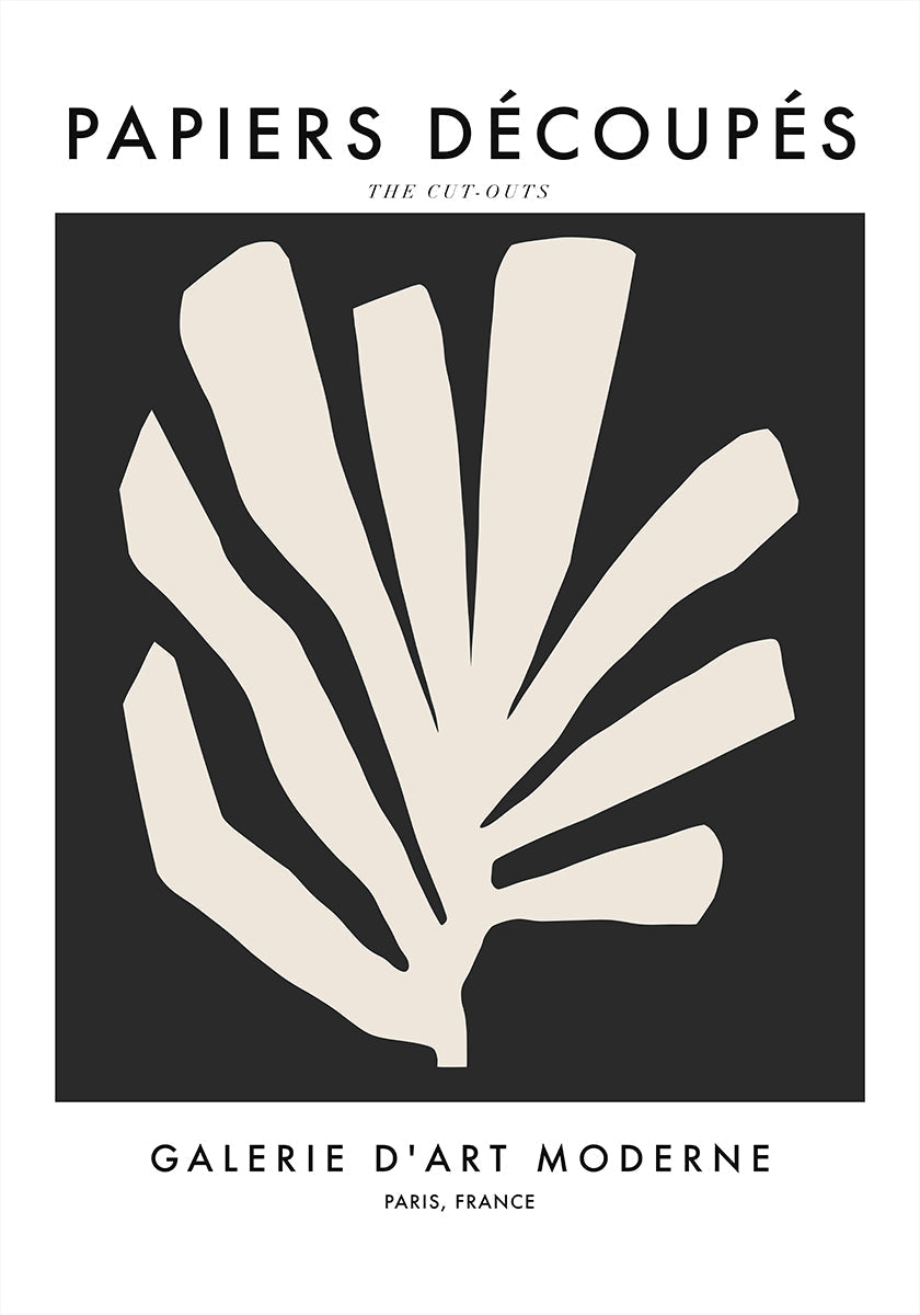 Silhouette LeavesPlakat