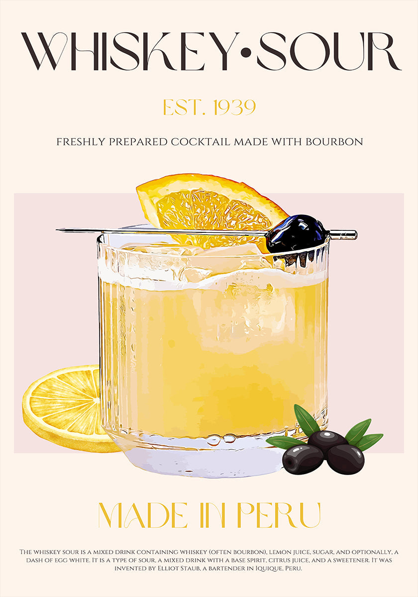 Peruvian Whiskey Bliss Poster