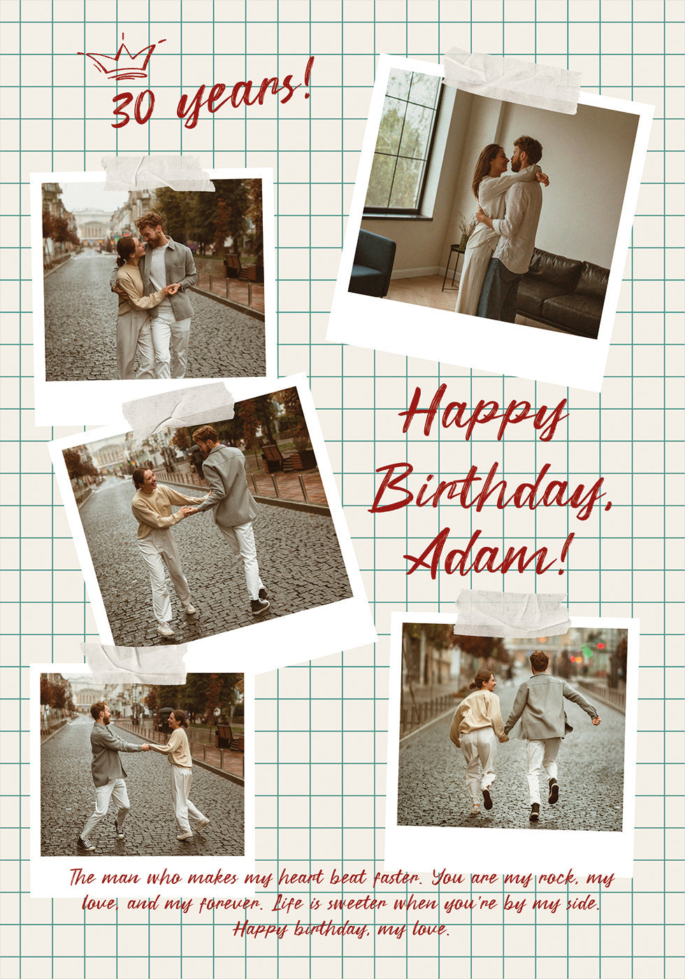 Happy Birthday Personal Plakat