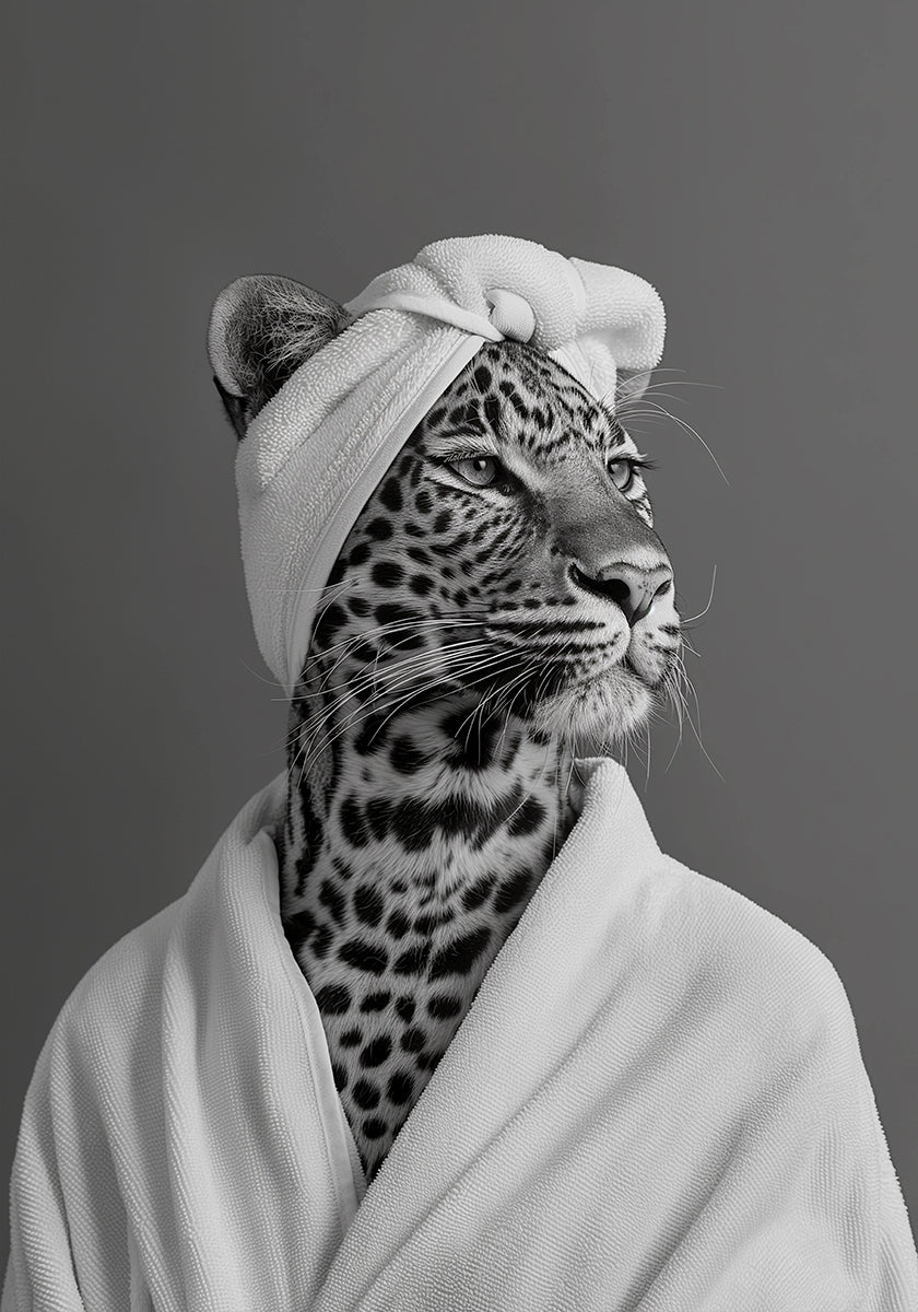 Lady Leopard Spa Day Plakat