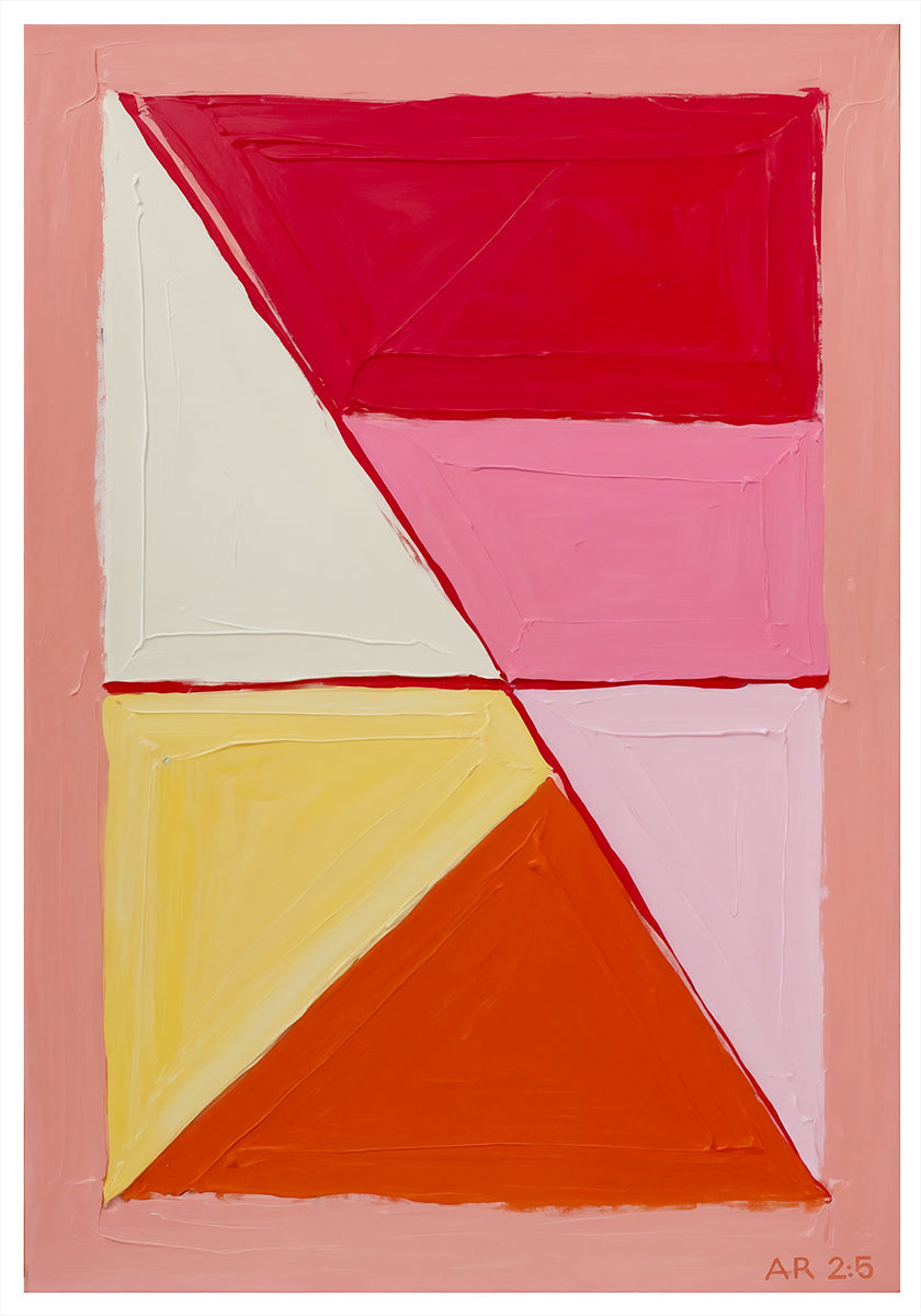 Geometric Warmth Plakat