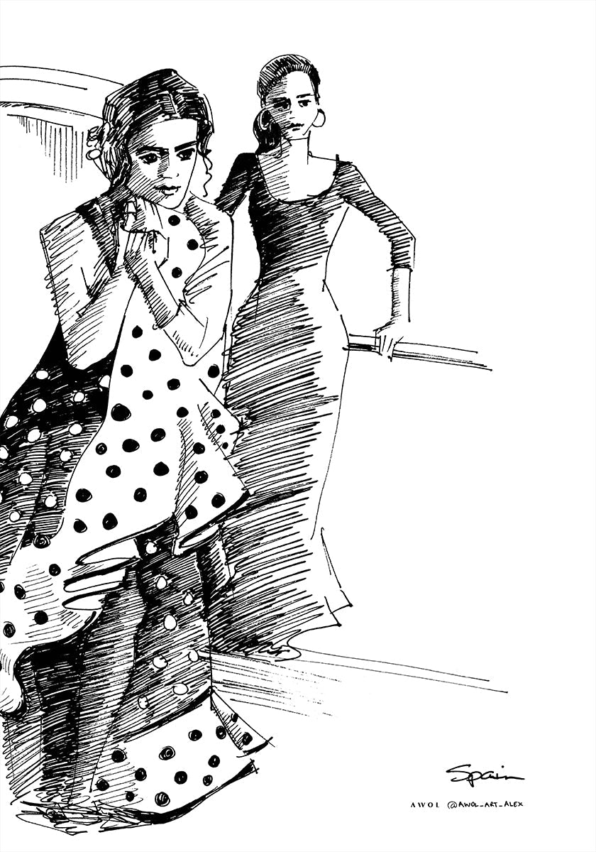 FLAMENCO DANCERS Plakat