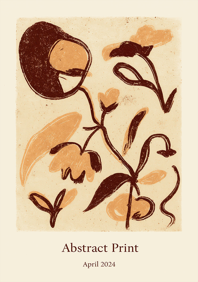 Abstractprint Plakat