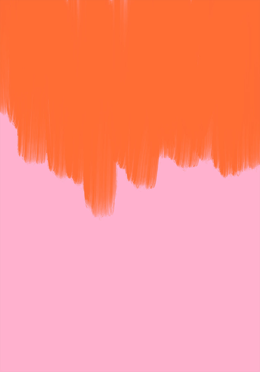 Orange Over Poster