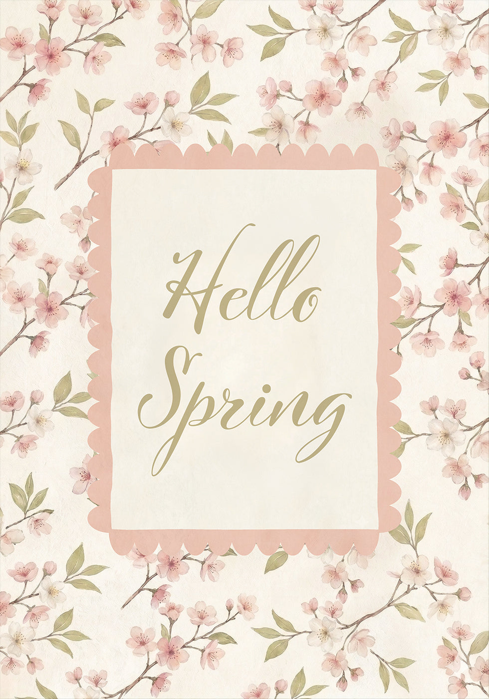 Hello Spring Plakat