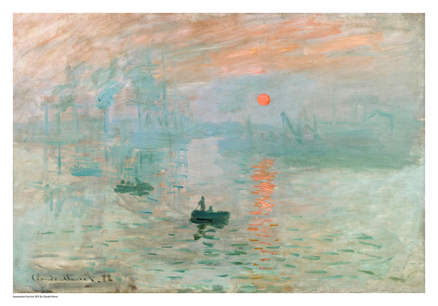 Impression Sunrise 1872 Plakat by Claude Monet - Posterbox.no