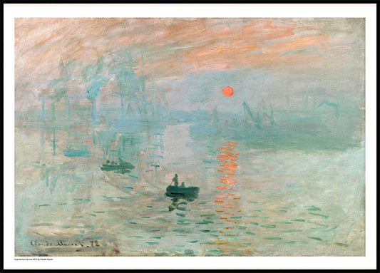 Impression Sunrise 1872 Plakat by Claude Monet - Posterbox.no