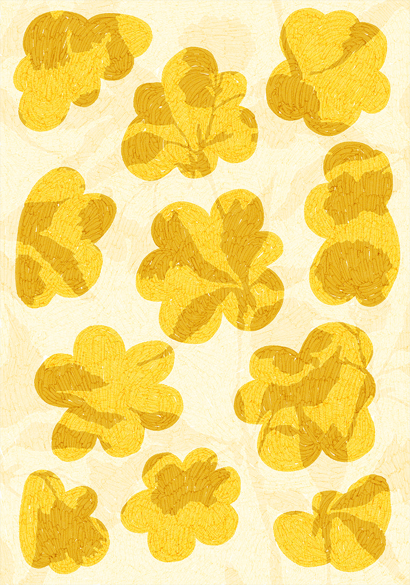 Golden Blooms Plakat