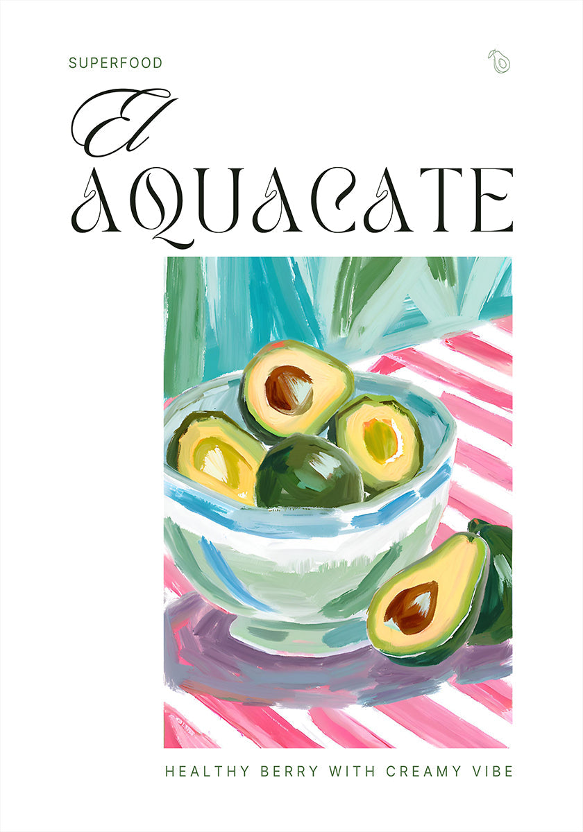 El Aquacate The Avocado Plakat