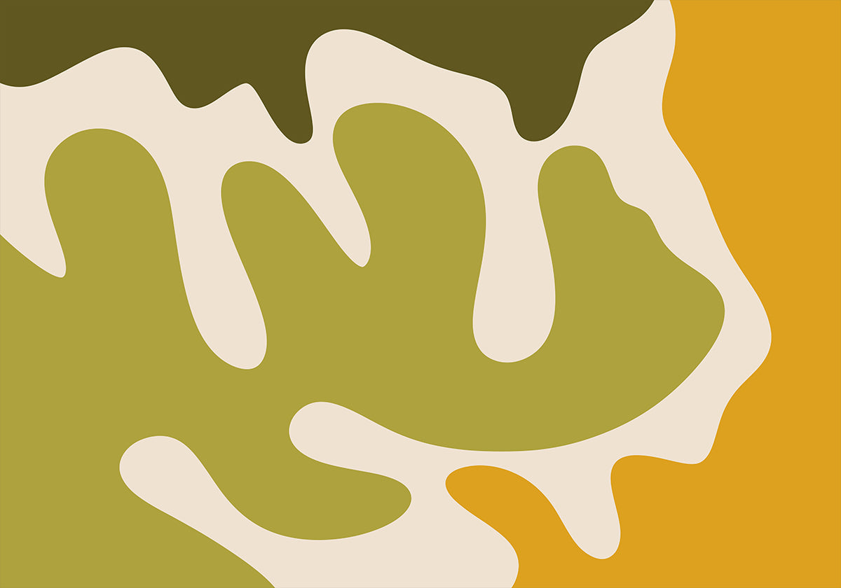 Modern Colorful Shapes Plakat