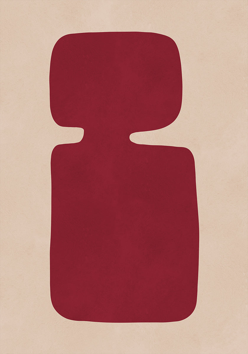 Crimson Silhouette Plakat