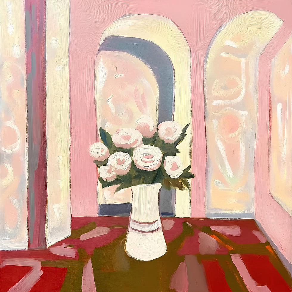 Roses In A Vase Plakat