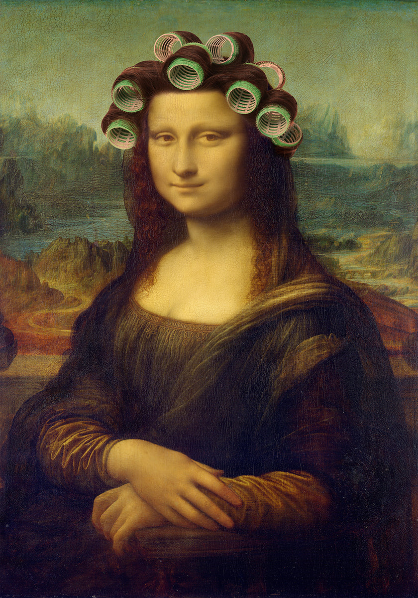 Mona Lisa -  the Curly Girly Edition Plakat