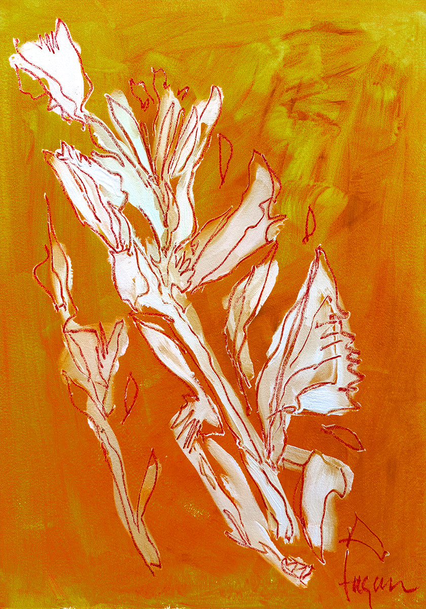 Dream garden 4 Ochre Plakat