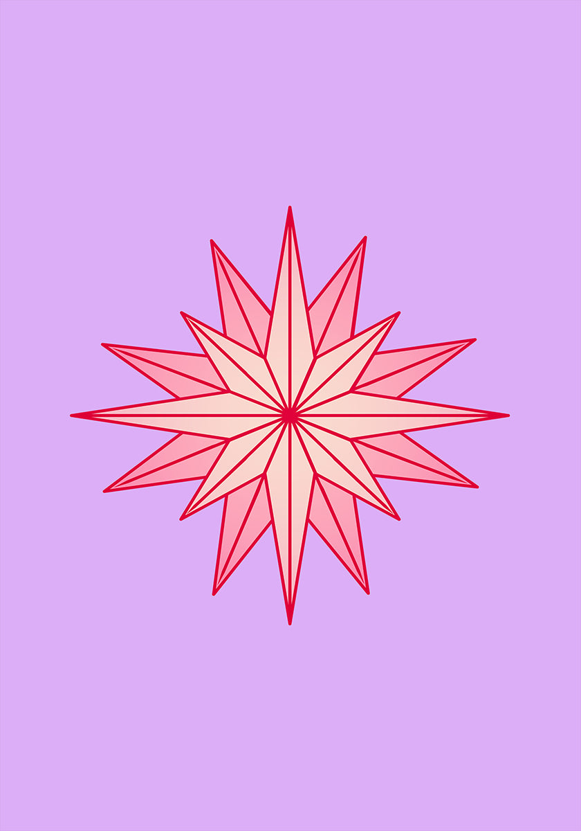Christmas Star No.3 Poster