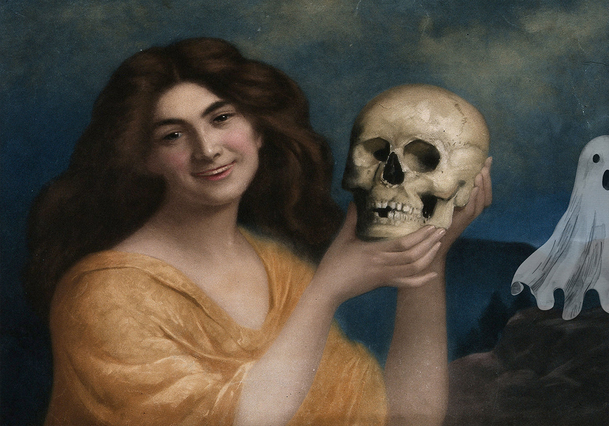 Halloween Painting Collage Plakat