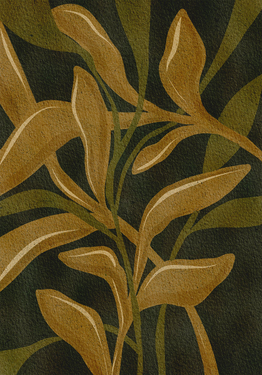 Earthen Foliage Plakat