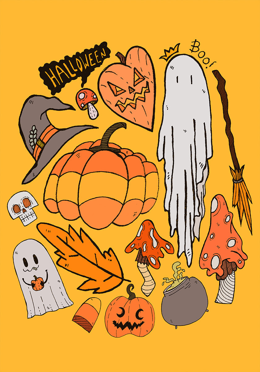 Halloween vibes 2 Plakat