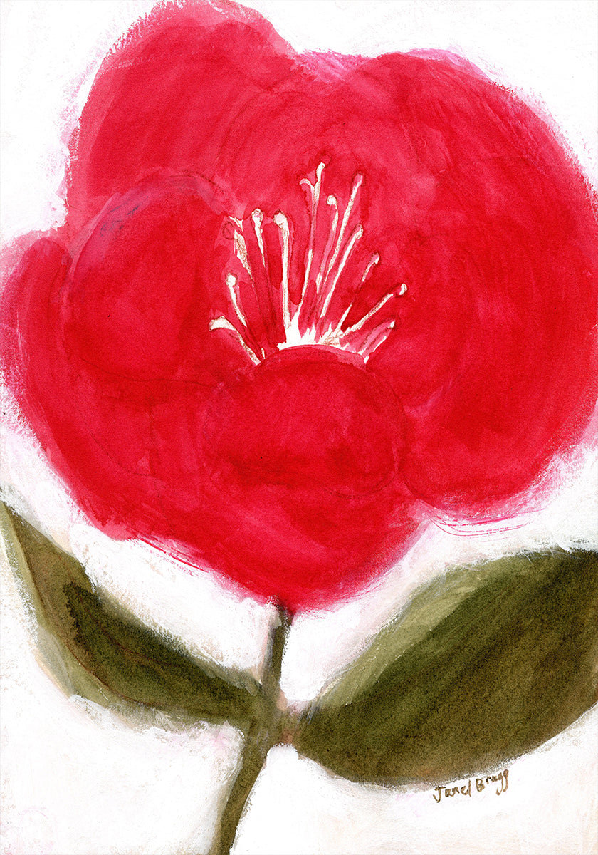 Floral In Red for Cierra Plakat