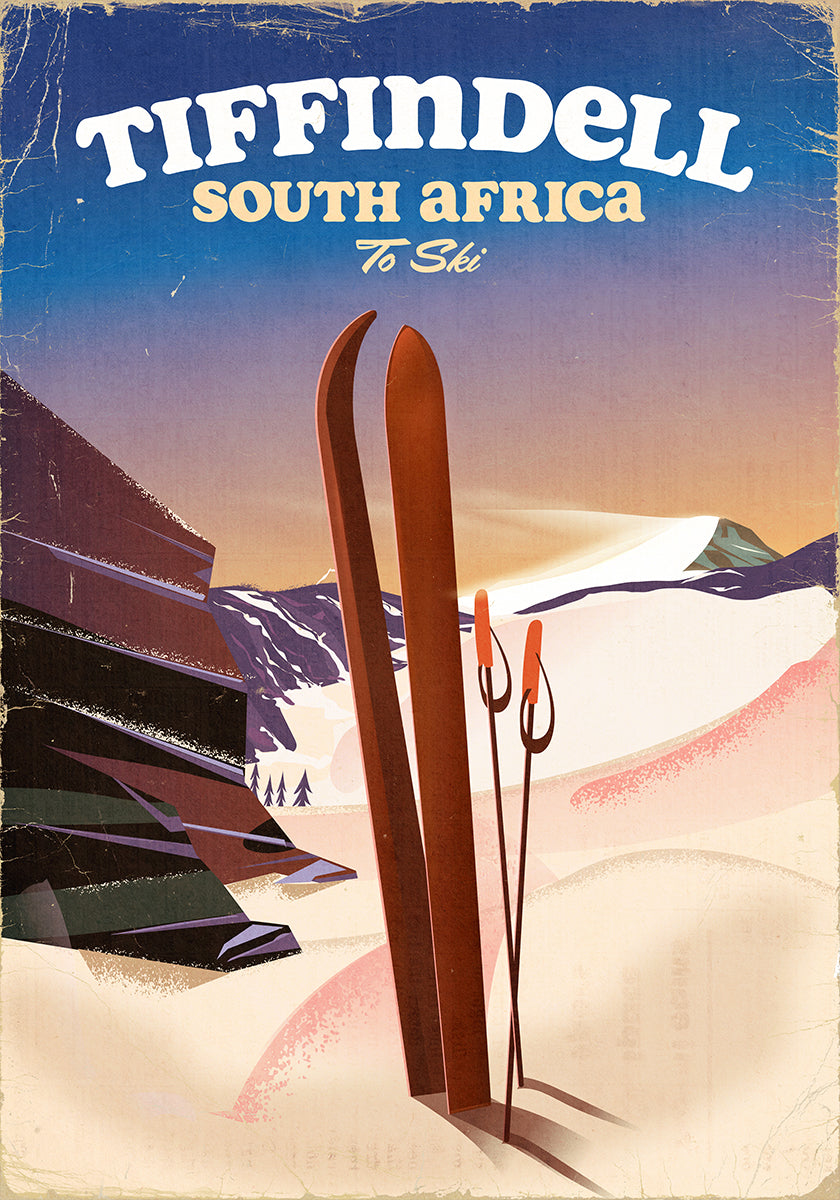 Tiffindell South Africa To Ski Plakat