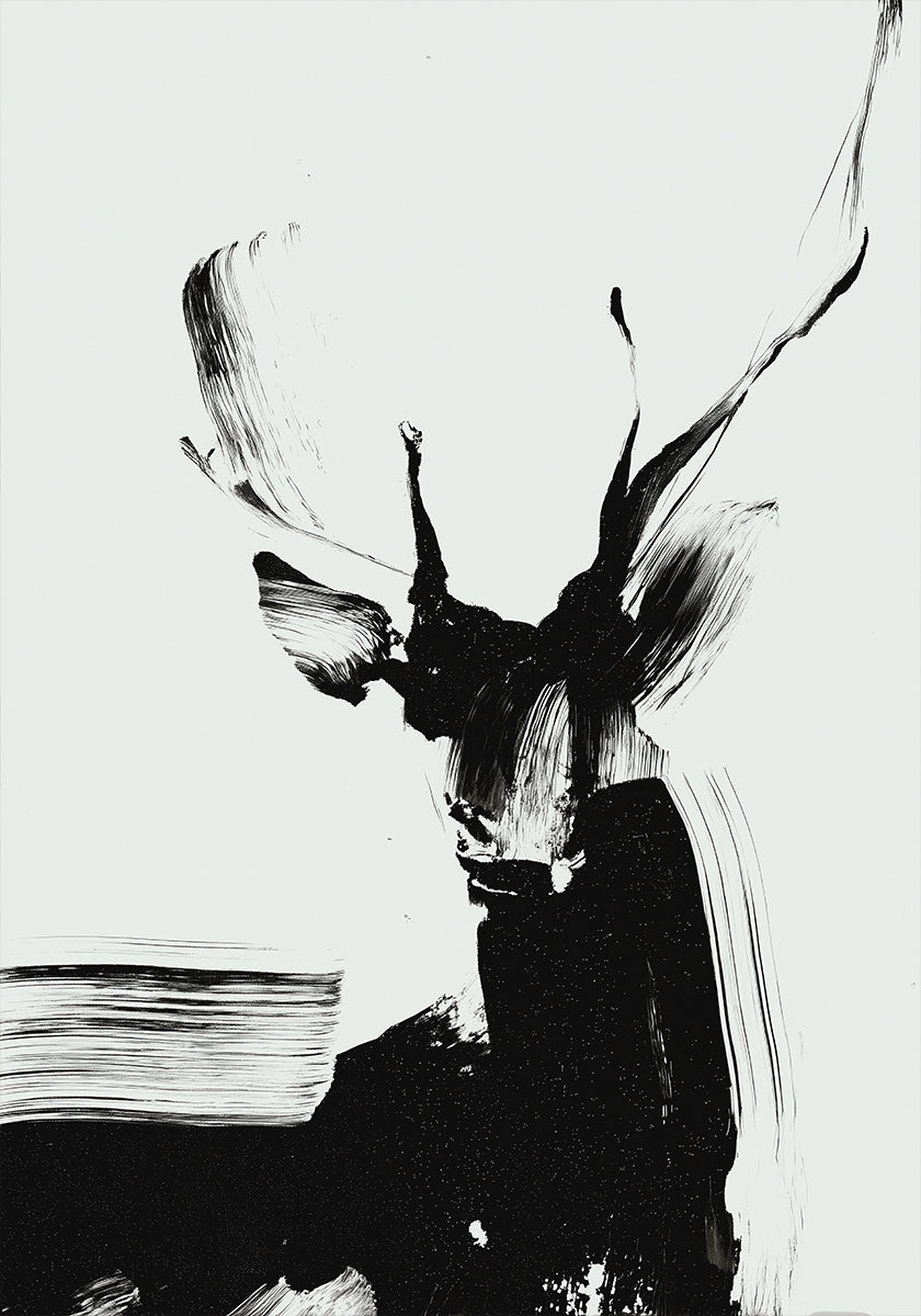 Abstract Deer N1 Plakat