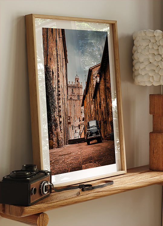 Getting lost in the Umbrian alleys Plakat