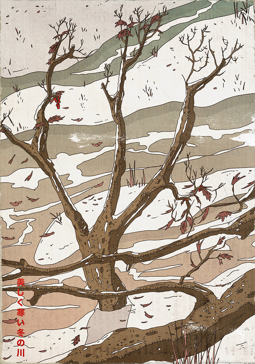 The Beautiful Cold Winters Stream Plakat