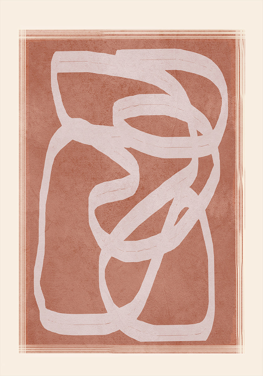 Abstract Flow II Plakat