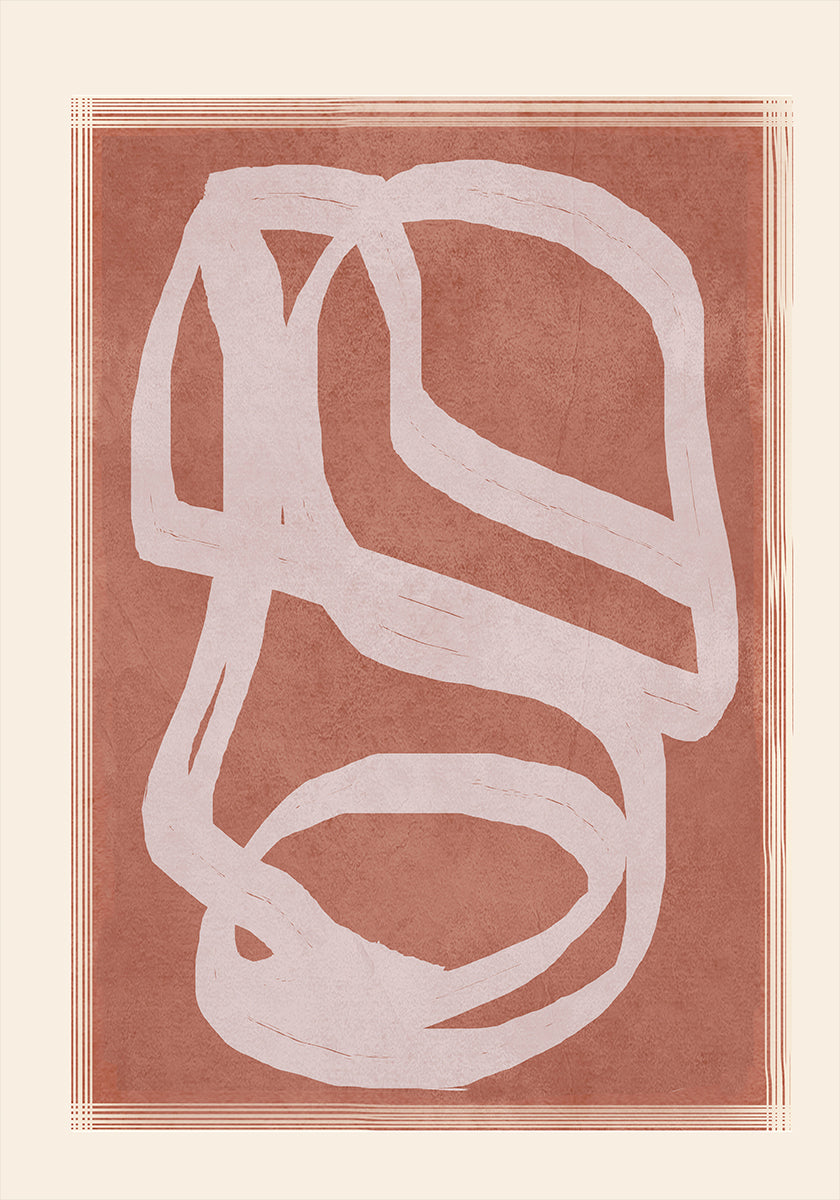 Abstract Flow III Plakat